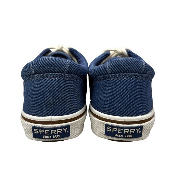 Sperry Halyard CVO Washed Twill True Navy Casual Shoes Men's Size 8 M - Picture 5 of 12